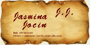 Jasmina Jocin vizit kartica